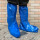 蓝色塑料靴套500只（橡筋款）