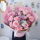 11粉康玫瑰花束