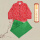 大领红花+绿裤子