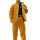 D28-橘色全皮上衣+全皮裤子单层