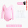 【套装】粉色长袖-开裆+白色蓬蓬