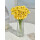 (两束12支)黄色小雏菊+冰感花瓶