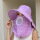 女新款紫面罩可拆卸+防风绳