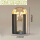 柱形琥珀玻璃台灯(25*47cm) 核实