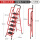 红色6步+扶手加宽26*38cm踏板梯