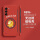 中国红-可达鸭问号白字-磁吸