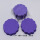 紫色100张7.5厘米 花边