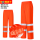 橘色300D牛津布雨裤 （PU防水胶+网格内衬）