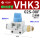 3通带排气VHK3-03S-08F 外螺纹快换接头