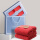 4号礼盒+普罗旺斯浴巾2条：红色