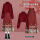 1767红色毛衣+M972裙子 两件套