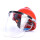 透明款+红色V型ABS透气安全帽