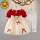 红色小熊短袖 裙子+7分纯棉裤