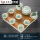 10头青瓷盖碗茶具绿色+白盘
