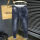 #1996蓝灰厚款长裤
