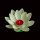 10个白色【15CM】双层花瓣