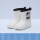 【升级包边款】白色-小奶牛雨鞋