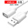 白色USB延长线公对母2.0
