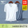 2件装抗菌短袖T恤-白色+冷灰