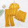 CK黄色短袖七分裤3件套