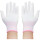 12双粉色边尼龙手套