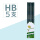 HB绿杆铅笔HB-5只装