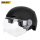 DL885031头盔L码透明镜片黑色
