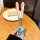 粉色小兔【两件套】 -勺子叉子