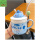 冰沙陶瓷杯蓝色~球球勺+吸管