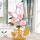 天鹅花瓶+粉牡丹+惠花