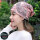 粉色菊-透气纱帽