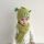 恐龙针织帽-绿色(帽子+围巾)