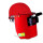 面罩+红色安全帽