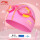 302粉色泳镜+粉色PU帽