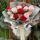 19朵红粉玫瑰花束