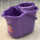 紫色17L带轮拖地桶 一桶一篮