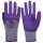 劳保防护手套L821紫色12付装