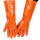 加长40厘米橘色止滑手套(五双)