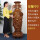中式祥龙花瓶单个  高1米65