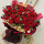 66朵红康花束