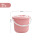 10#粉色水桶带盖约24*27CM