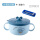 老鼠耳碗蓝色(送盒装筷勺) 650毫升不密封