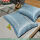 格子蓝碳光养生枕套可机洗