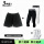 黑美式短裤+七分裤(可选颜色默认黑)+球袜