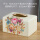 方形陶瓷芙蓉花纸巾盒