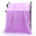 锁边珊瑚绒浴巾紫色