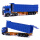 蓝色 合金重卡车模型
