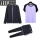 5094紫色三件套：外套+短袖+长裤