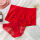 大红冰丝蕾丝 裤尺寸偏小一点