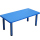 蓝色单张桌子